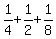1%2F4+%2B+1%2F2+%2B+1%2F8