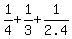 1%2F4+%2B+1%2F3+%2B+1%2F2.4