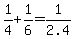 1%2F4+%2B+1%2F6+=+1%2F2.4