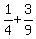 1%2F4+%2B+3%2F9