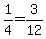1%2F4+=+3%2F12