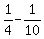 1%2F4+-+1%2F10