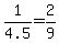 1%2F4.5+=+2%2F9