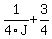 1%2F4J+%2B+3%2F4