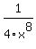 1%2F4x%5E8