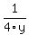 1%2F4y