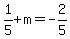 1%2F5%2Bm=-2%2F5