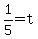 1%2F5=t