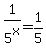 1%2F5%5Ex=1%2F5