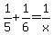 1%2F5+%2B+1%2F6+=+1%2Fx