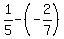 1%2F5+-+%28-2%2F7%29