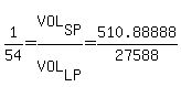 1%2F54=VOL%5BSP%5D%2FVOL%5BLP%5D=510.88888%2F27588
