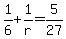 1%2F6%2B1%2Fr=5%2F27