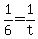 1%2F6=1%2Ft