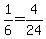 1%2F6=4%2F24