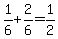 1%2F6+%2B+2%2F6+=+1%2F2