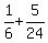 1%2F6+%2B+5%2F24