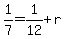 1%2F7=1%2F12%2Br