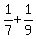 1%2F7+%2B+1%2F9