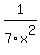 1%2F7x%5E2