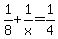 1%2F8%2B1%2Fx=1%2F4