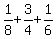 1%2F8+%2B+3%2F4+%2B+1%2F6