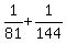1%2F81%2B1%2F144