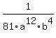 1%2F81a%5E12b%5E4