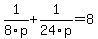 1%2F8p%2B1%2F24p=8+