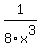 1%2F8x%5E3