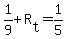 1%2F9%2BR%5Bt%5D=1%2F5