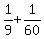 1%2F9+%2B+1%2F60