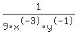 1%2F9x%5E-3y%5E-1