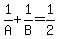 1%2FA+%2B+1%2FB++=+1%2F2