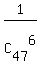 1%2FC%5B47%5D%5E6