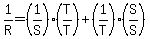1%2FR=%281%2FS%29%28T%2FT%29%2B%281%2FT%29%28S%2FS%29