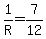 1%2FR=+7%2F12