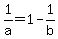 1%2Fa=1-1%2Fb
