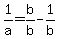 1%2Fa=b%2Fb-1%2Fb