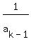 1%2Fa%5Bk-1%5D
