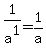 1%2Fa%5E1=1%2Fa