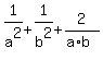 1%2Fa%5E2+%2B+1%2Fb%5E2+%2B+2%2F%28a%2Ab%29