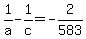 1%2Fa+-+1%2Fc+=+-2%2F583