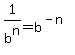 1%2Fb%5En+=+b%5E%28-n%29