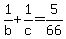 1%2Fb+%2B+1%2Fc+=+5%2F66