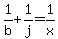 1%2Fb+%2B+1%2Fj+=+1%2Fx