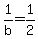 1%2Fb+=+1%2F2