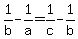 1%2Fb-1%2Fa=1%2Fc-1%2Fb
