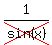 1%2Fcross%28sin%28x%29%29