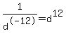 1%2Fd%5E-12+=+d%5E12